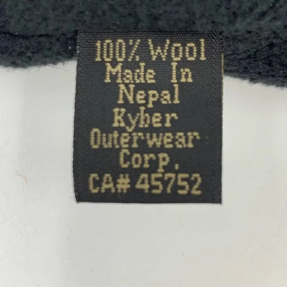 Kyber Unisex 100% Wool Made in Nepal Rainbow Knit Hat Cap Ear Flaps Beanie - Picture 6 of 9